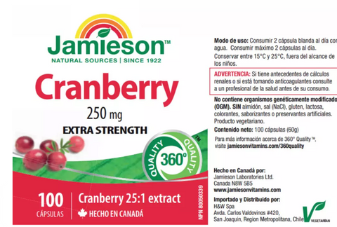 Cranberry 250mg