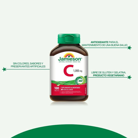 Pack Antioxidante Cranberry Y Vitamina C Jamieson