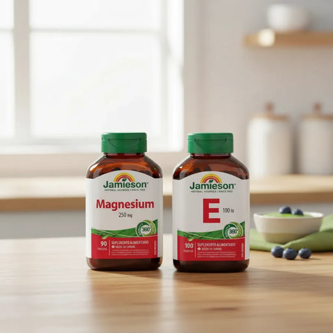 Pack Anti Stress Magnesio 250 Y Vitamina E Jamieson
