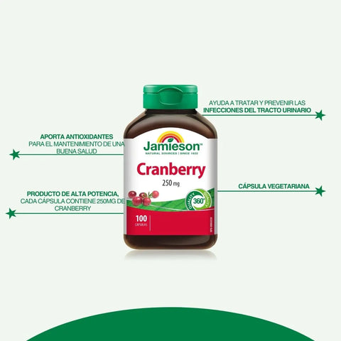 Pack Antioxidante Cranberry Y Vitamina C Jamieson