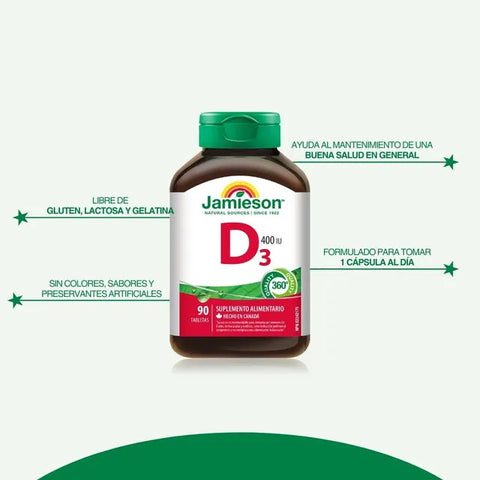 Pack Bone Health Calcio y Vitamina D Jamieson